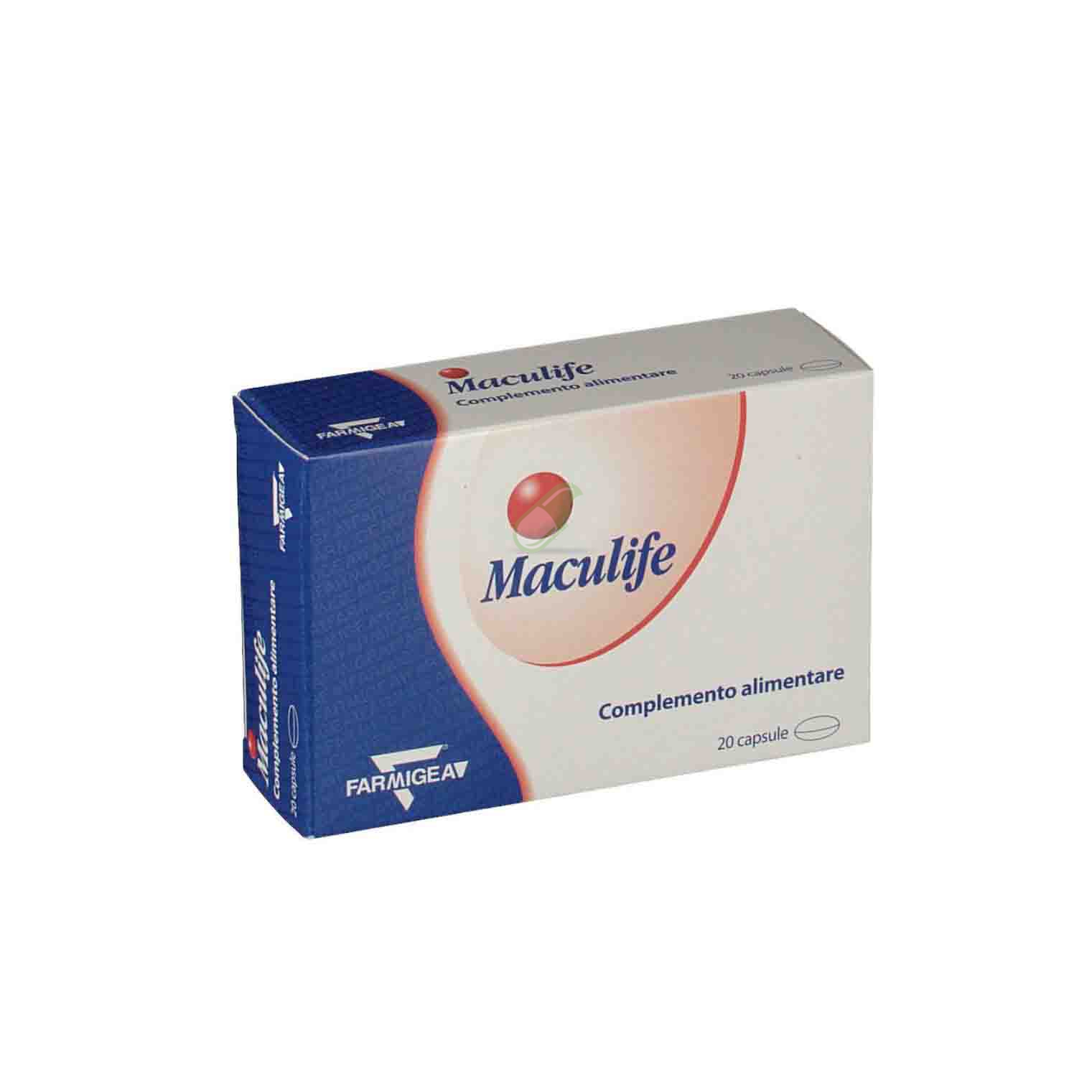 Farmigea Linea Salute degli Occhi Maculife Integratore 20 Capsule
