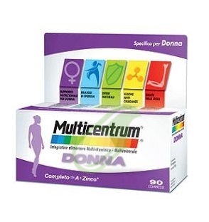 Multicentrum Linea Donna Integratore Alimentare Specifico 90 Compresse
