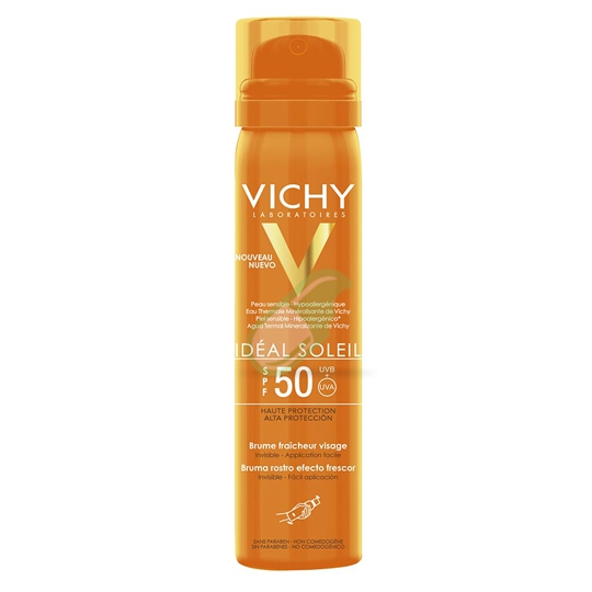 Vichy Linea Ideal Soleil SPF50 Spray Solare Viso Invisibile 75 ml