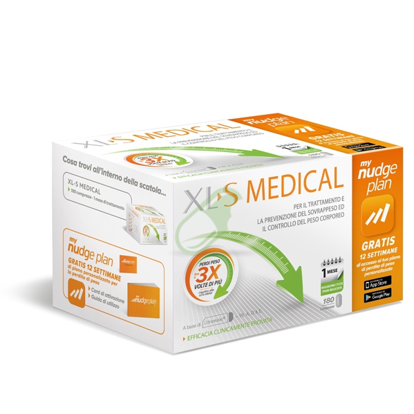 XLS Medical Linea Controllo del Peso Liposinol Integratore 180 Compresse 1 Mese