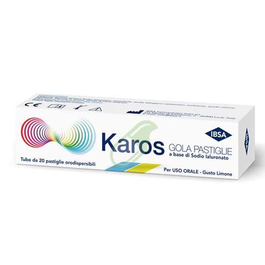 IBSA Farmaceutici Linea Benessere della Gola Karos Gola 20 pastiglie