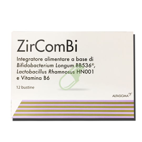 Alfasigma Linea Intestino e Protezione ZirComBi Integratore 12 Bustine