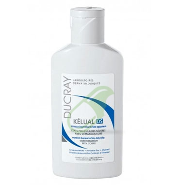 Ducray Linea Riequilibrante Kelual DS Shampoo Trattamento Forfora Grassa 100 ml