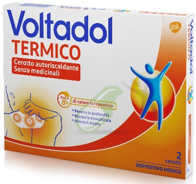 GlaxoSmithKline Linea Rimedi Naturali Voltadol Termico Cerotti 2 pezzi