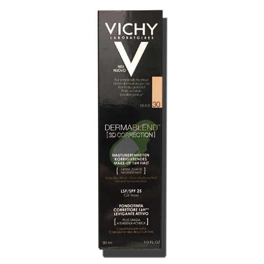 Vichy Make-up Linea Dermablend 3D Correction Fondotinta Elevata Coprenza 30ml 30