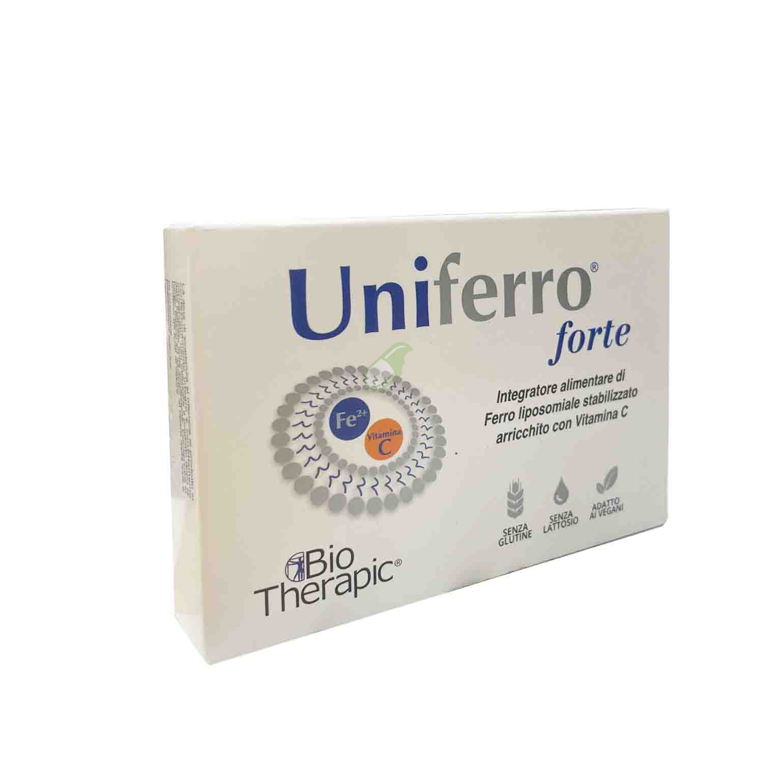 Bio Therapic Linea Vitamine e Minerali Uniferro Forte Integratore 30 Capsule