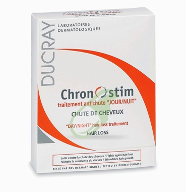 Ducray Linea Fortificante Chronostim Trattamento Anticaduta Capelli Uomo 2 Fiale