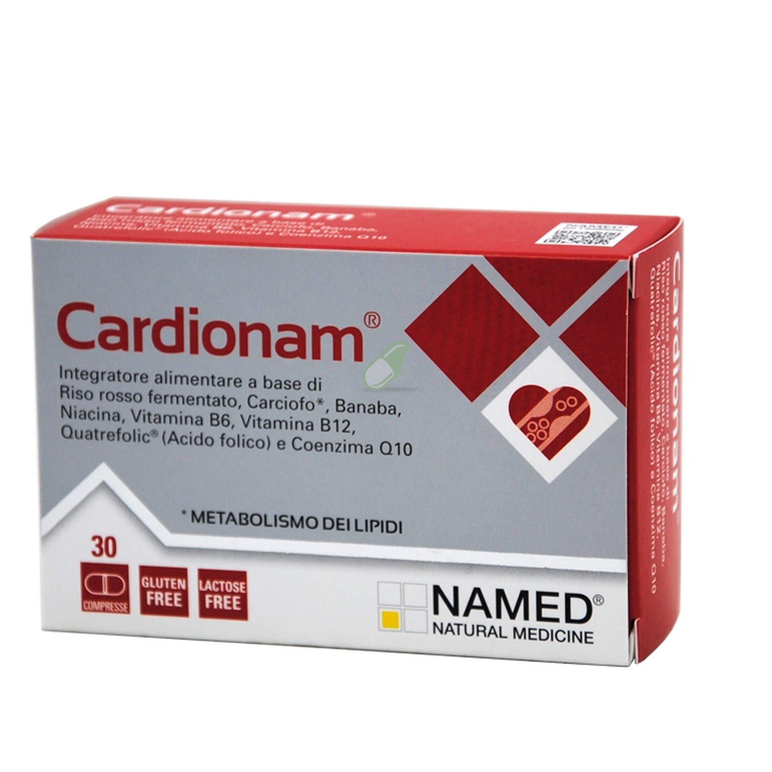 Named Linea Colesterolo e Trigliceridi Cardionam Integratore 30 compresse