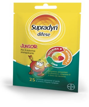 Supradyn Linea Junior Supradyn Difese Integratore 25 caramelle gommose