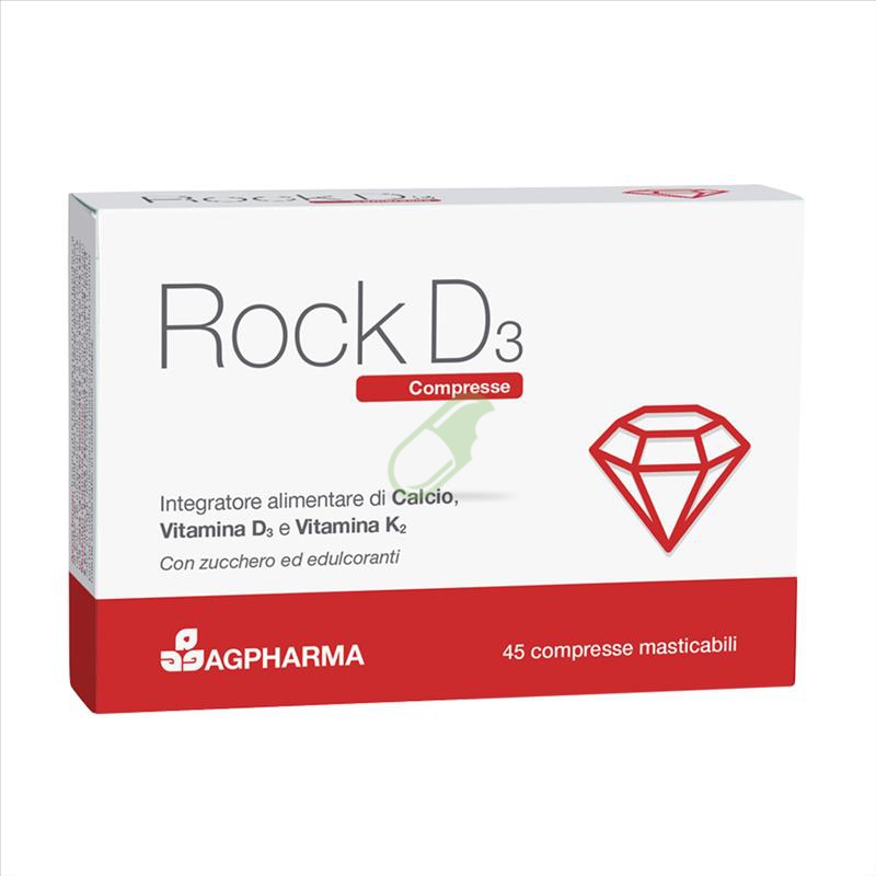 Ag Pharma Linea benessere delle articolazioni Rock D3 Integratore 45 compresse
