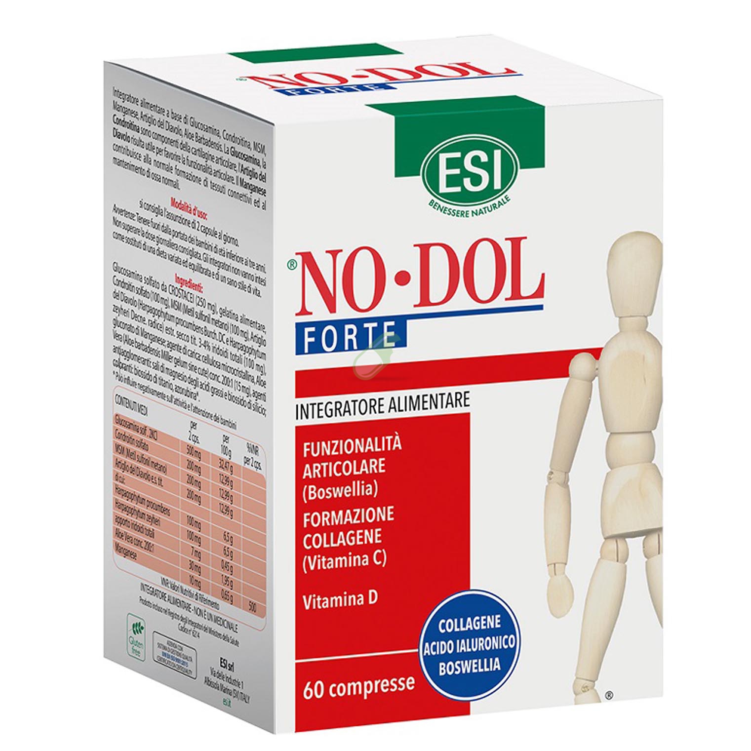 No Dol Linea Articolazioni Sane Integratore Forte 60 Compresse