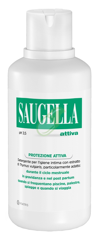 Saugella Linea Attiva Verde Dermoliquido Detergente Intimo Delicato 500 ml