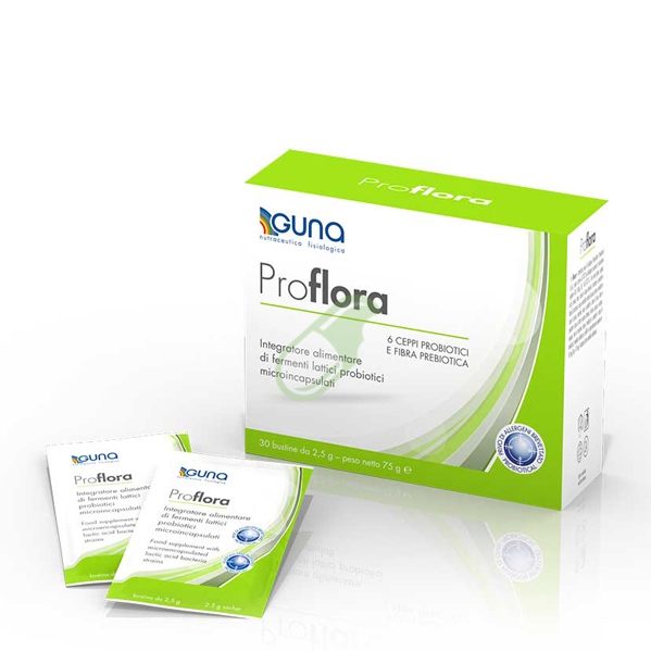 Guna Linea Intestino Sano Proflora Integratore Alimentare Probiotico 30 Buste