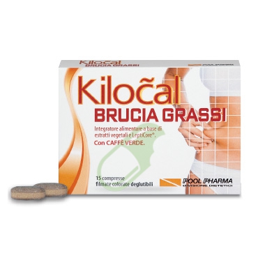 Kilocal Linea Controllo del Peso Brucia Grassi Integratore 15 Compresse