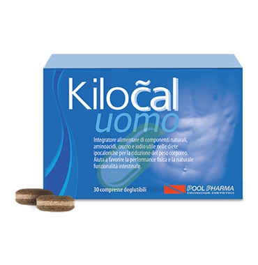 Kilocal Linea Controllo del Peso Uomo Integratore Alimentare 30 Compresse