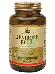 Solgar Linea Benessere Genirose Plus Integratore 60 tavolette