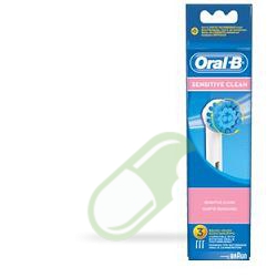 OralB Spazzolino Ricambio Sensitive Care 3 Testine