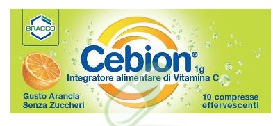 Cebion Integratore di vitamina C 10 Compresse Effervescenti Arancia SZ