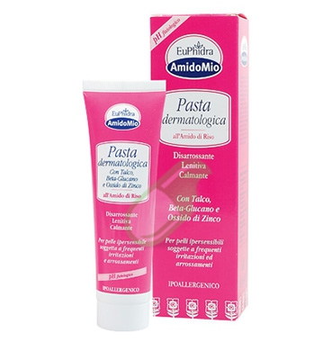 EuPhidra Linea AmidoMio Pasta Dermatologica Amido di Riso Pelli Sensibili 100 ml