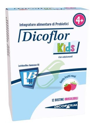Dicofarm Linea Intestino sano Dicoflor Kids Integratore 12 Bustine