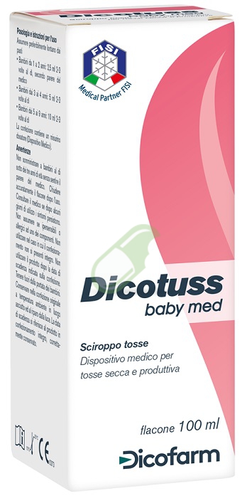 Dicofarm Linea Benessere sistema immunitario Dicotuss Baby med Flacone 100 ml
