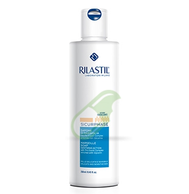 Rilastil Linea Sicurphase Pelli Sensibili Reattive Sapone di Marsiglia 250 ml