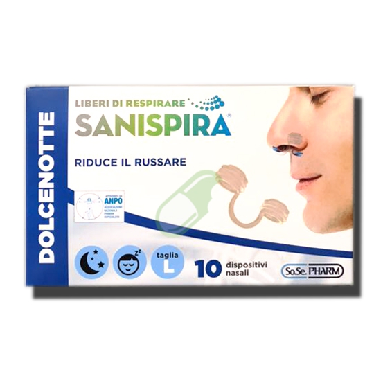 So.Se. Pharm Sanispira Dolce notte 10 Pezzi Taglia L