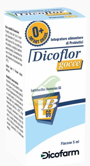 Dicofarm Linea Intestino Sano Dicoflor Gocce Probiotico Integratore 5 ml
