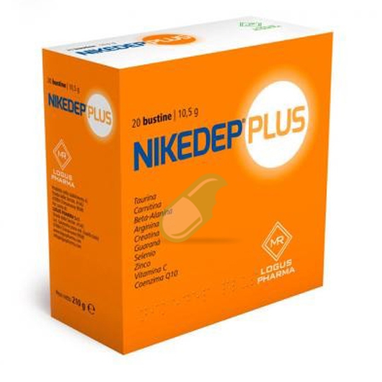 Logus Pharma Linea Benessere ed Energia Nikedep Plus Integratore 20 bustine