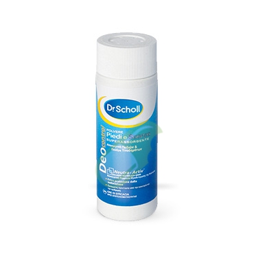 Scholl Linea Sudorazione Piedi Trattamento Polvere Deodorante Piedi Scarpe 75 g