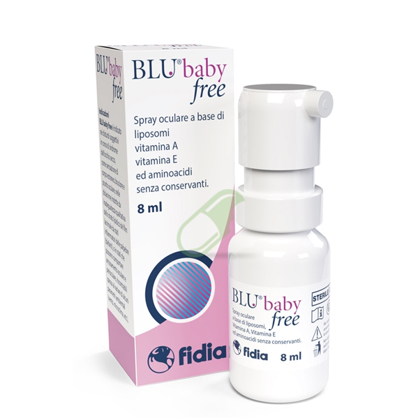 SOOFT Italia Linea Benessere dell'occhio Blu Baby Free Ofta spray oculare 8 ml