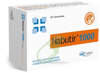 Vimpharma Linea Benessere del'Intestino Nabutir 1000 Integratore 40 Compresse