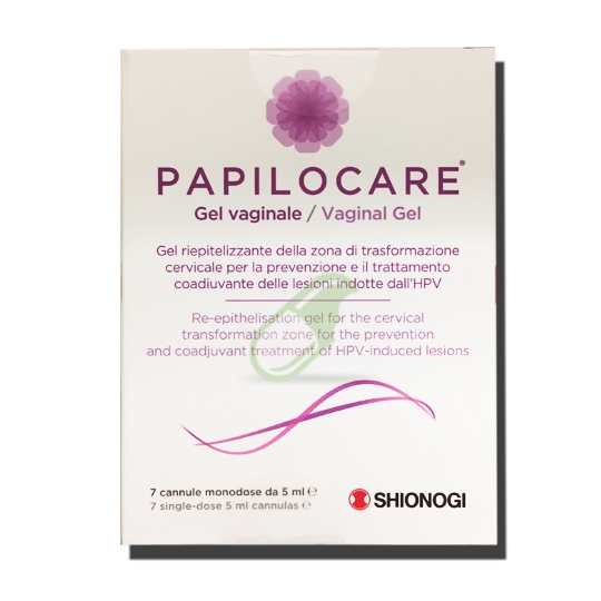 Shionogi Linea Ginecologica Papilocare Gel Vaginale 7 cannule monodose
