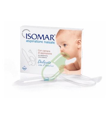 Isomar Linea Pulizia e Salute del Naso Aspiratore Nasale Bambini con 3 Ricambi