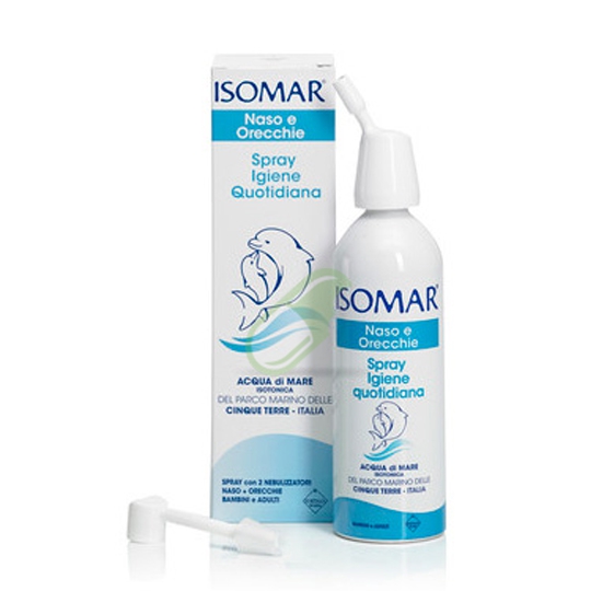 Isomar Linea Pulizia e Salute del Naso Acqua di Mare Igiene Quotidiana 100 ml
