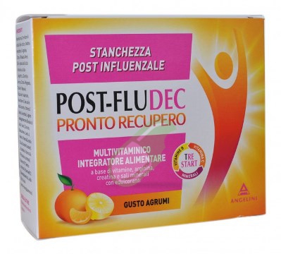 Angelini Linea Vitamine e minerali Postfludec pronto recupero 12 bustine