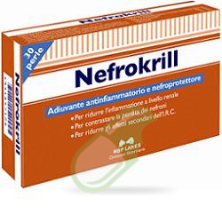 NBF Lanes Linea Veterinaria Nefrokrill Integratore 30 perle