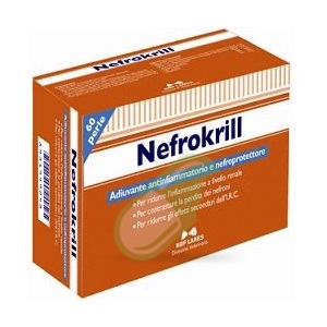 NBF Lanes Linea Veterinaria Nefrokrill Integratore 60 perle