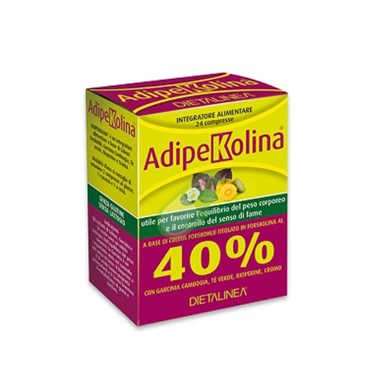 Dietalinea Linea Controllo del peso Adipekolina Integratore 24 compresse