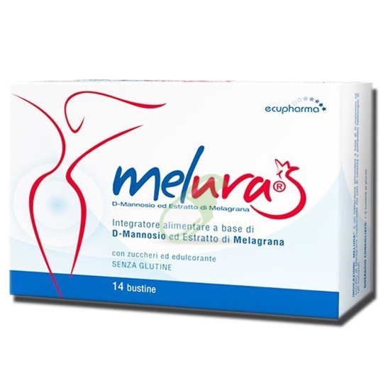 Ecupharma Linea benessere delle vie Urinarie Melura Integratore 14 Bustine