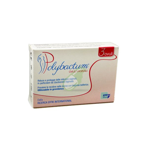 Effik Italia Linea Ginecologica Polybactum ovuli vaginali 3 Ovuli