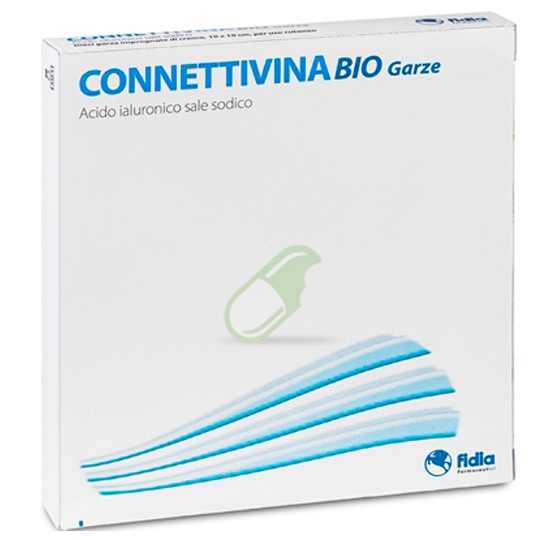 Fidia Farmaceutici Linea Lesioni ConnettivinaBio 10 Garze 10x10 cm