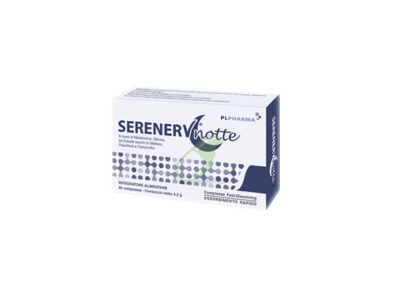 PL Pharma Linea Sonno e Serenit� Serenerv Notte  Integratore 40 compresse