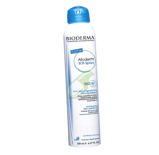 Bioderma Linea Pelli Secche Atoderm Sos Spray Flacone da 200 ml