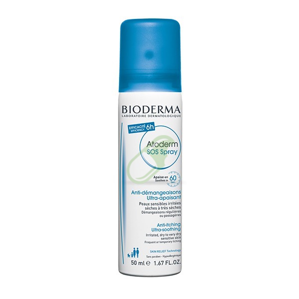 Bioderma Linea Pelli Secche Atoderm Sos Spray Flacone da 50 ml