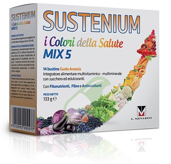 Menarini Linea Sustenium i Colori della Salute Mix 5 Integratore 14 Bustine