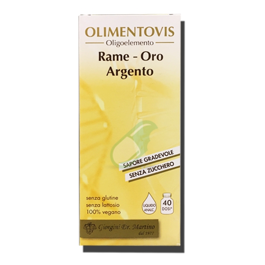 Dr.Giorgini Linea Immunostimolatori Olimentovis Rame Oro Argento Flacone 200 ml