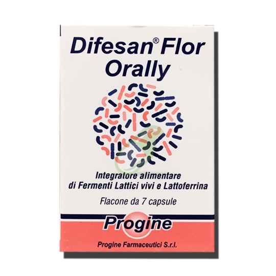 Progine Farmaceutici Linea Benessere dell'intestino Difesan Flor Orally 7capsule