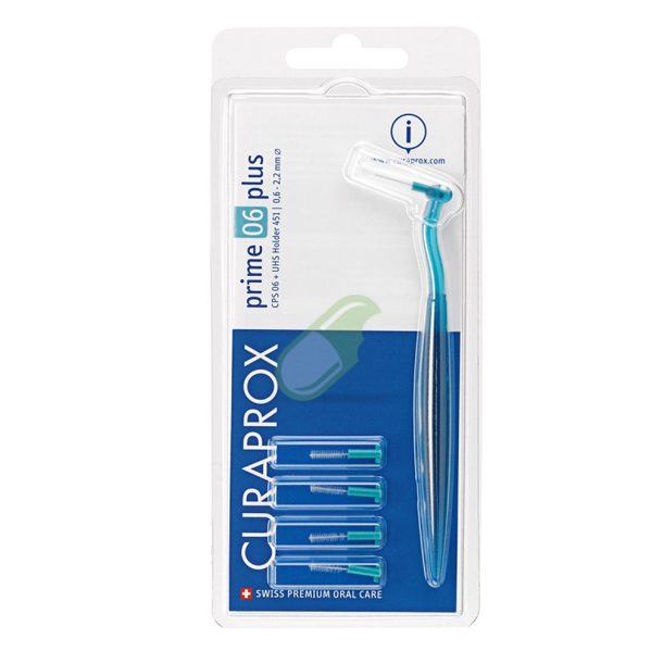 Curaden Curaprox Prime Plus 5 Scovolini di Ricambio CPS 06 Turchese