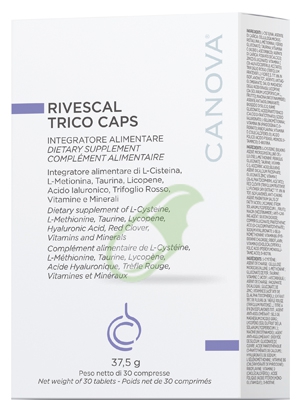 Canova Linea Anticaduta Rivescal Trico Integratore 30 capsule